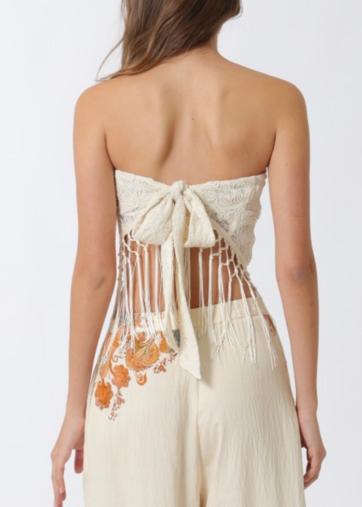 Sunbeam Dream Fringe Tube Top
