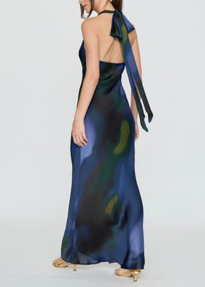 Summer Dream High Neck Maxi Dress