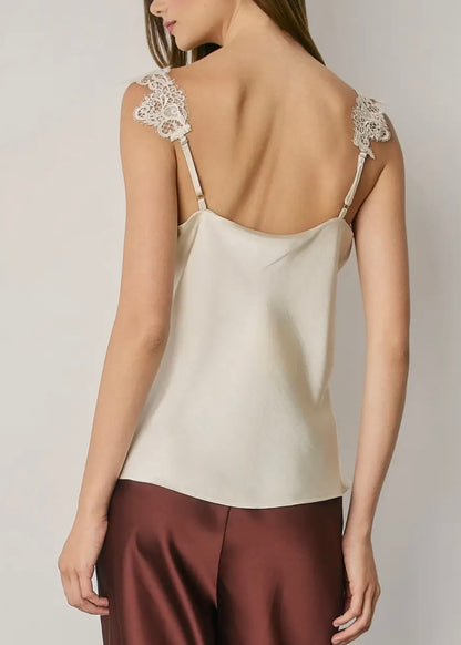 Secrets Out Lace Trim Cami