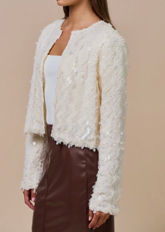 Opal Sequin Cardigan