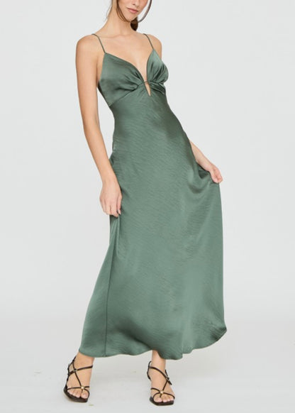 Haylee Satin Maxi Dress