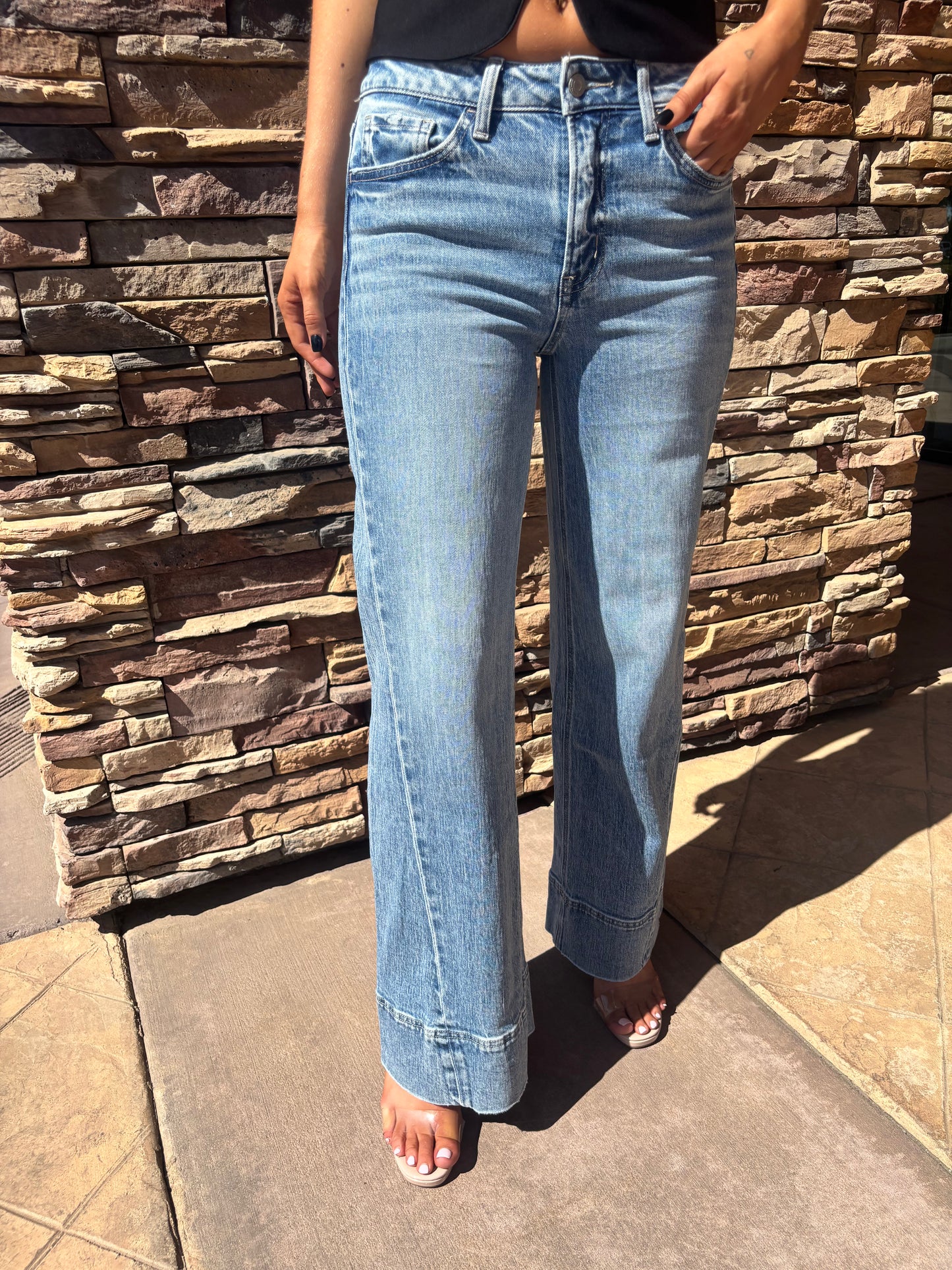 Cooper High Rise Wide Leg Jean