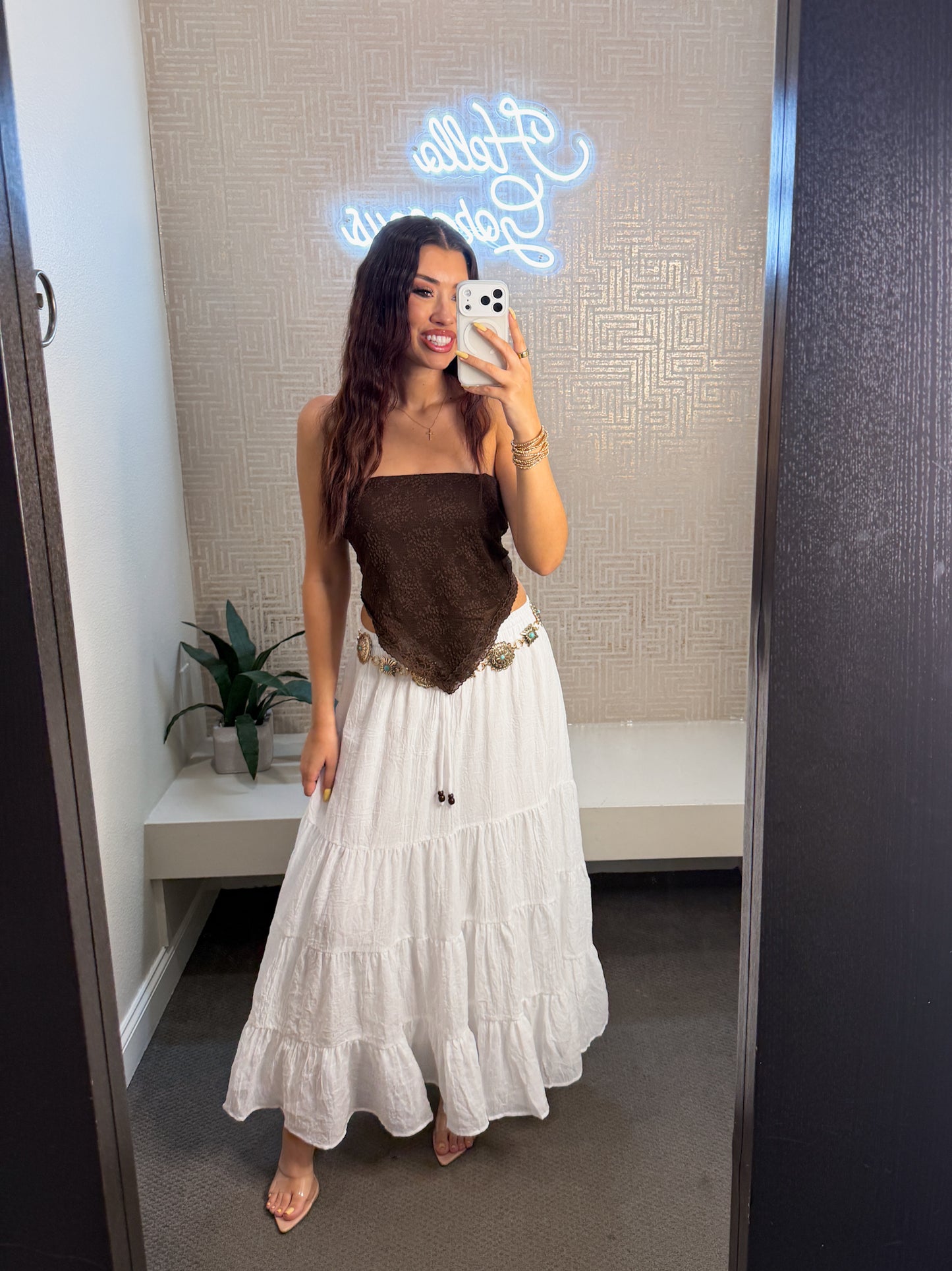 Araceli Tiered Maxi Skirt