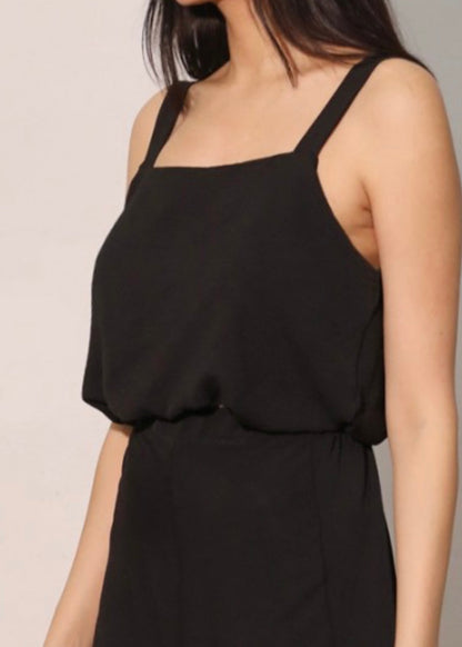 Layce Crepe Strap Bubble Top