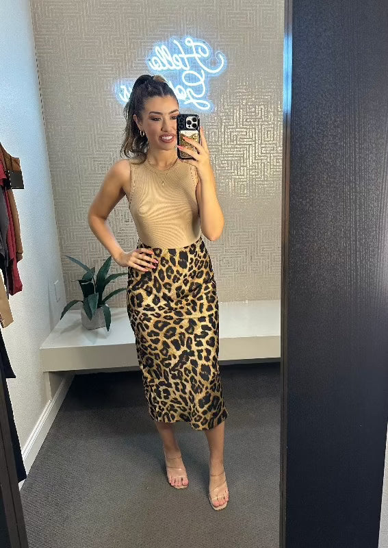 Leopard Skirt