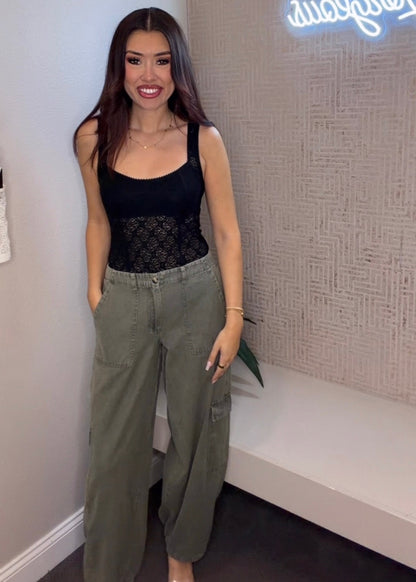 Hayden Wide Leg Cargo Pants