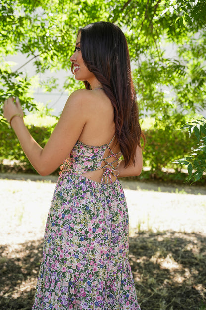 Pure Summer Floral Midi Dress