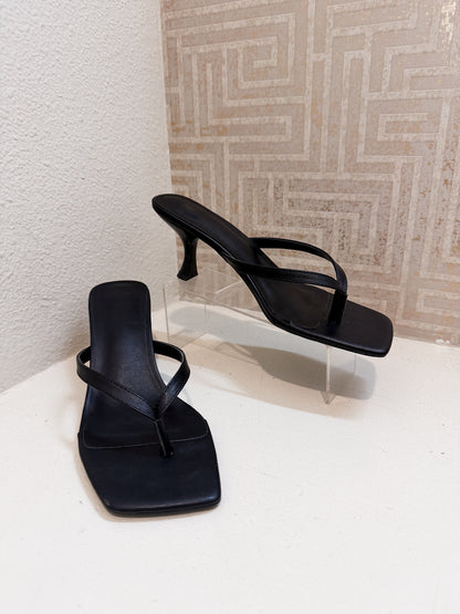 Square Toe Thong Sandal