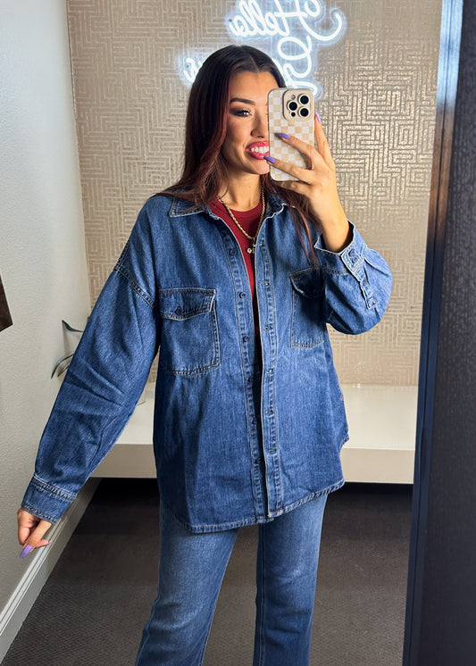 Emmie Denim Shacket