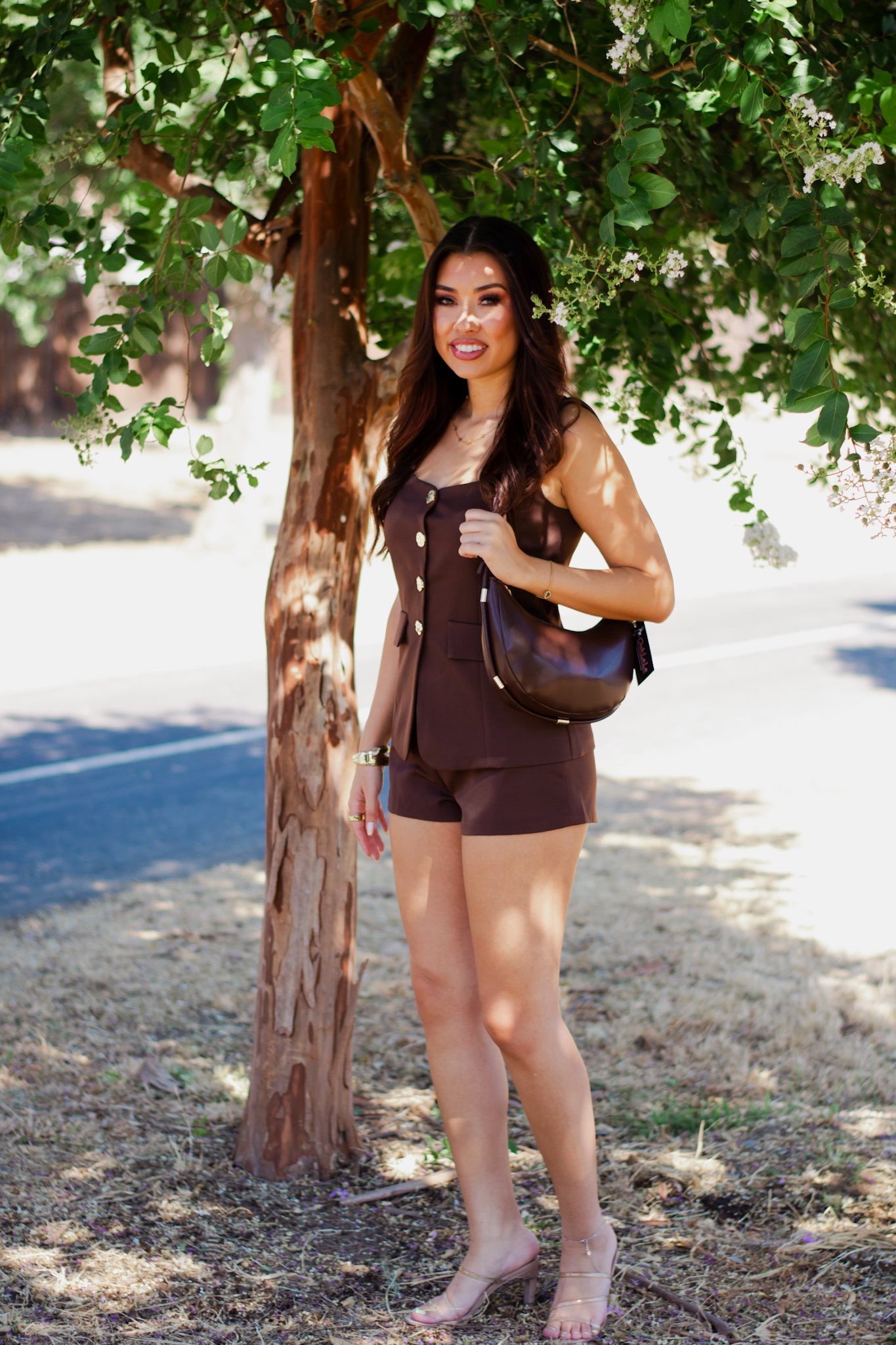 Amorah Vest Suit Romper