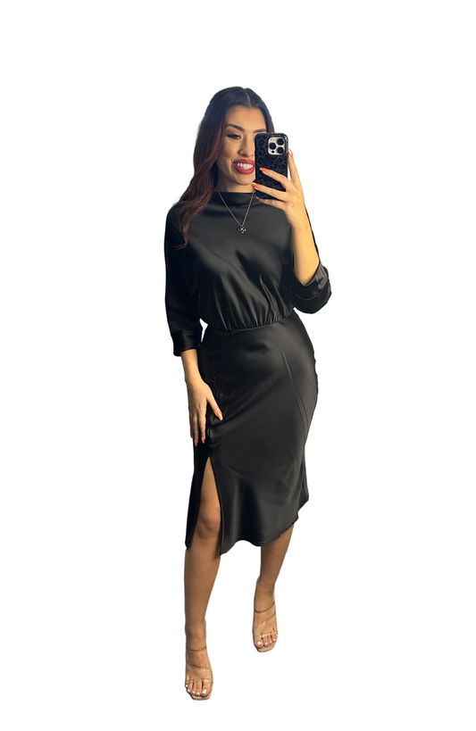 Carrington 3/4 Sleeve Midi Dress