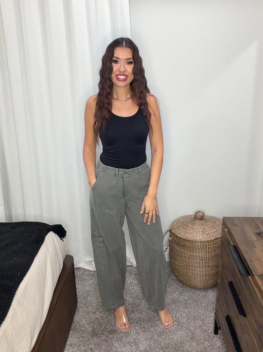 Hayden Wide Leg Cargo Pants