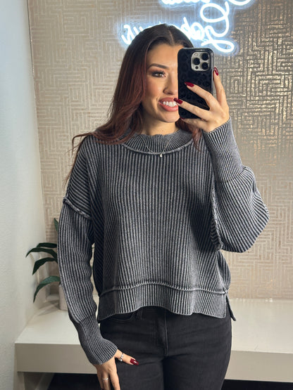 Mandie Oversized Cropped Sweater