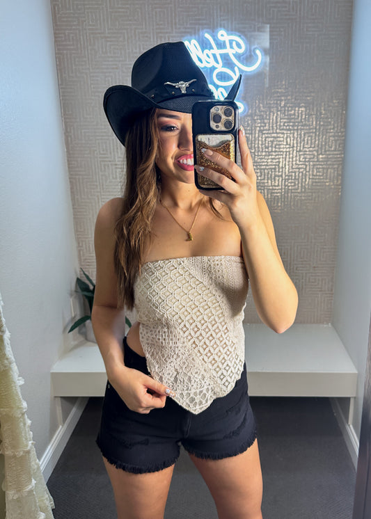 Lola Lace Bandana Top
