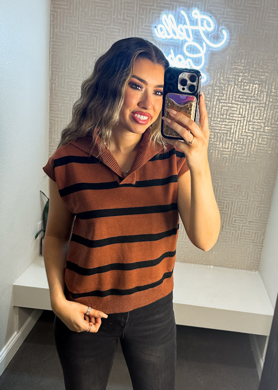 Striped Sweater Top