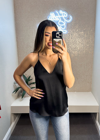 Mylah Textured V-Neck Cami Top