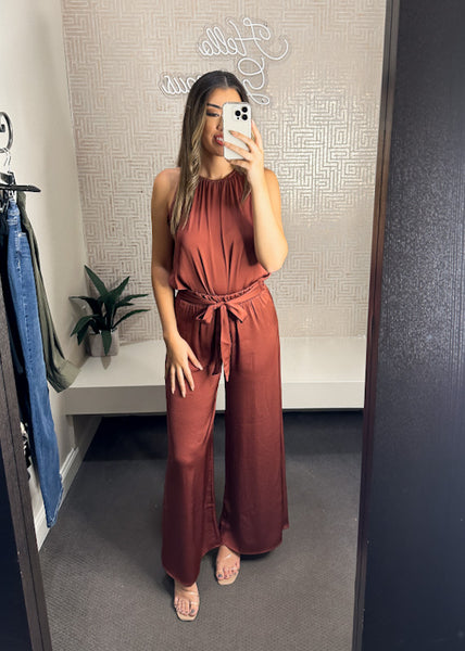 Yvonne Tie Waist Wide Leg Pant