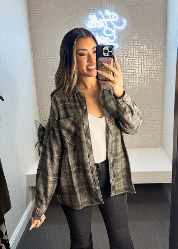 Scottie Soft Oversized Flannel