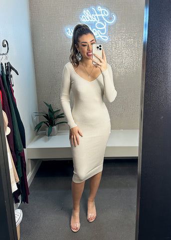 Long Sleeve Knit Dress