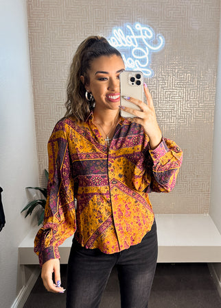 Melanie Printed Top