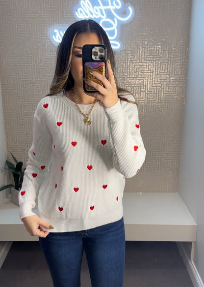 Sweetheart Confetti Sweater