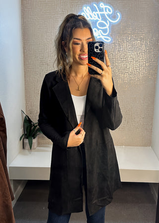 Elli Faux Suede Jacket