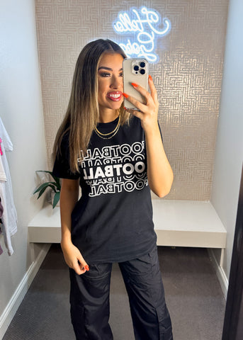 Football Oversized Graphic Tee