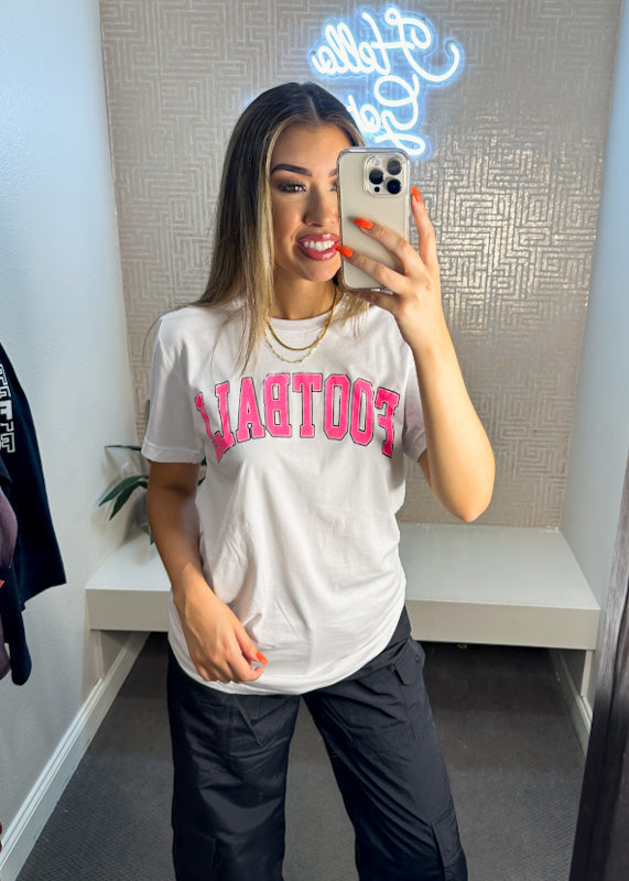 football graphic tee