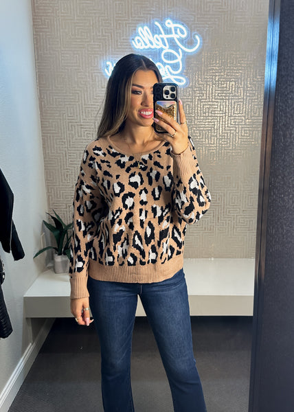 Snow Leopard Sweater