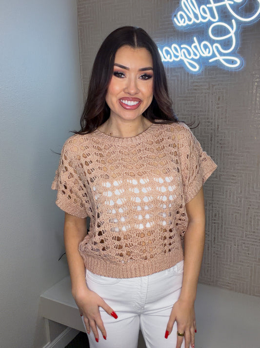 Ellis Causal Knit Top