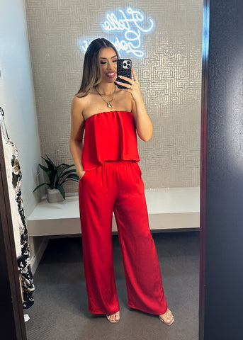 Kascade Strapless Jumpsuit