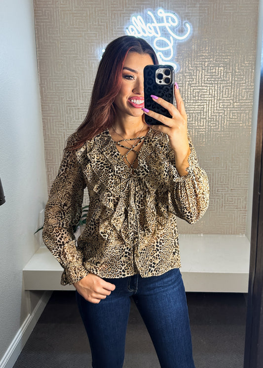Raylan Frilly Chiffon Blouse