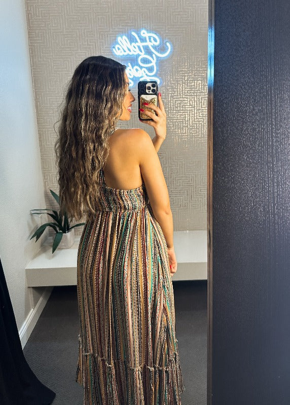 Woven Halter Dress