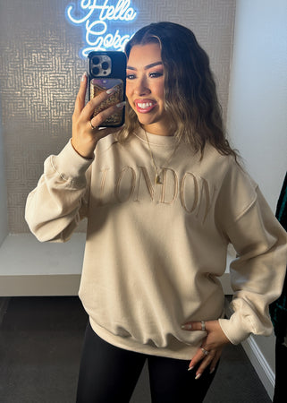 London Fleece Oversized Sweatshirt