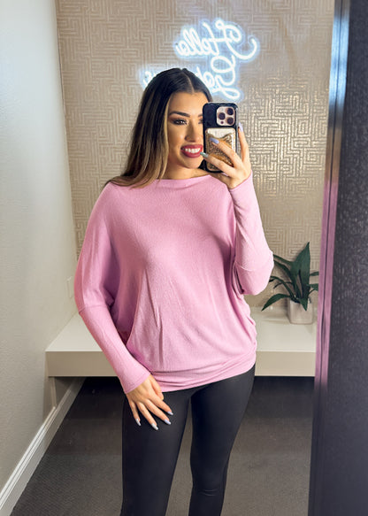 Marsha Off The Shoulder Dolman Sleeve Top