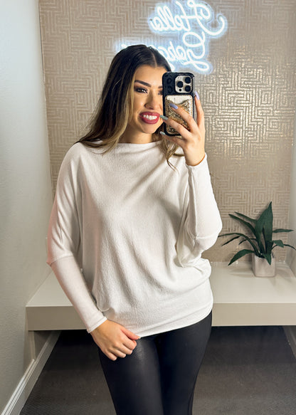 Marsha Off The Shoulder Dolman Sleeve Top