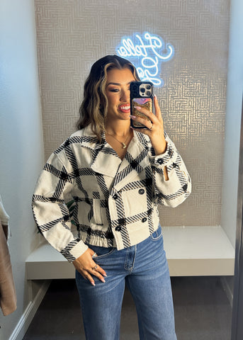 Penelope Plaid Jacket