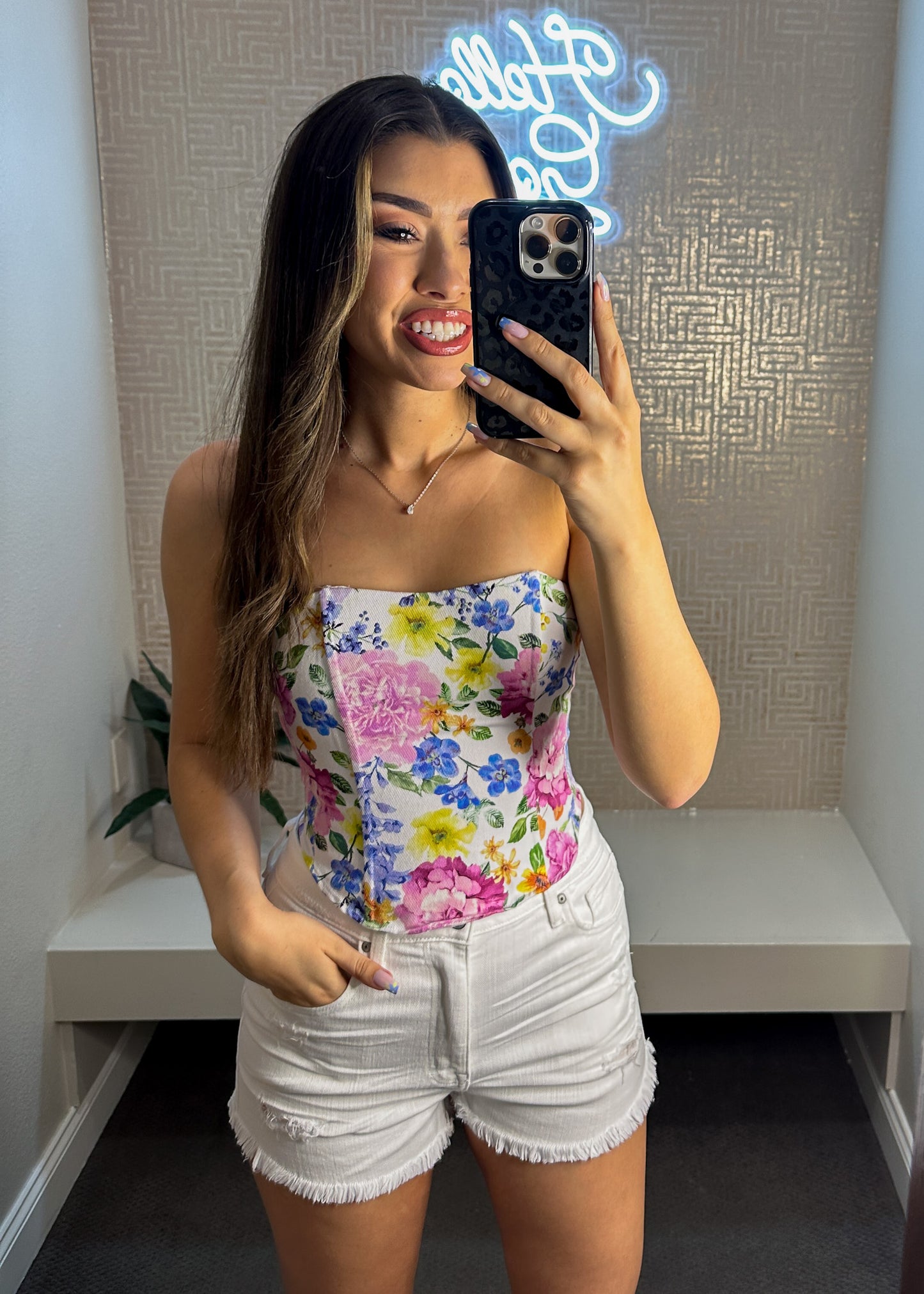 Karina Floral Tube Top