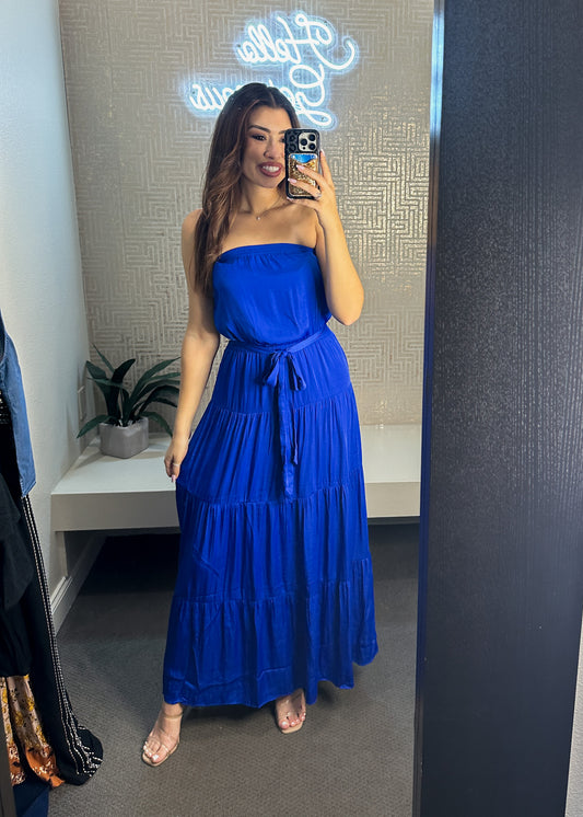 Tarah Tiered Tube Dress