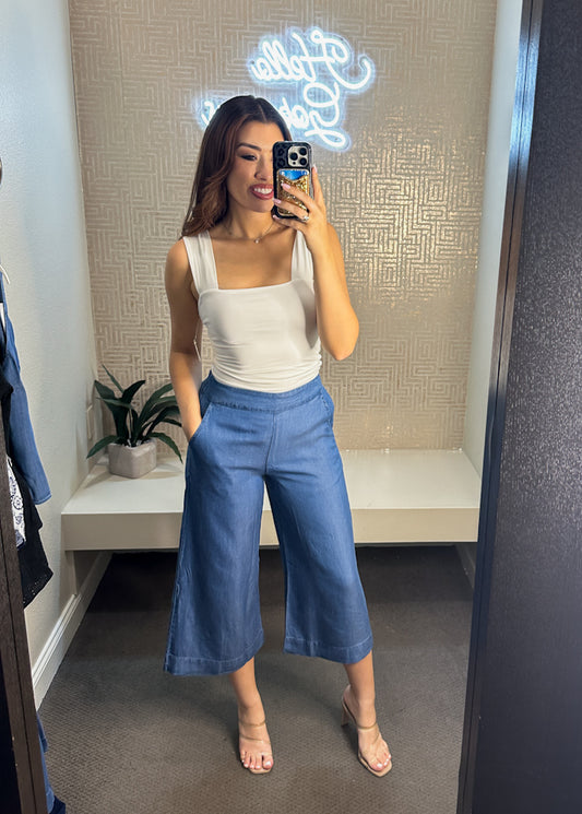 Salem Tencel Culotte Pants