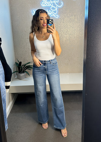 Heidi High Rise Wide Leg Jeans