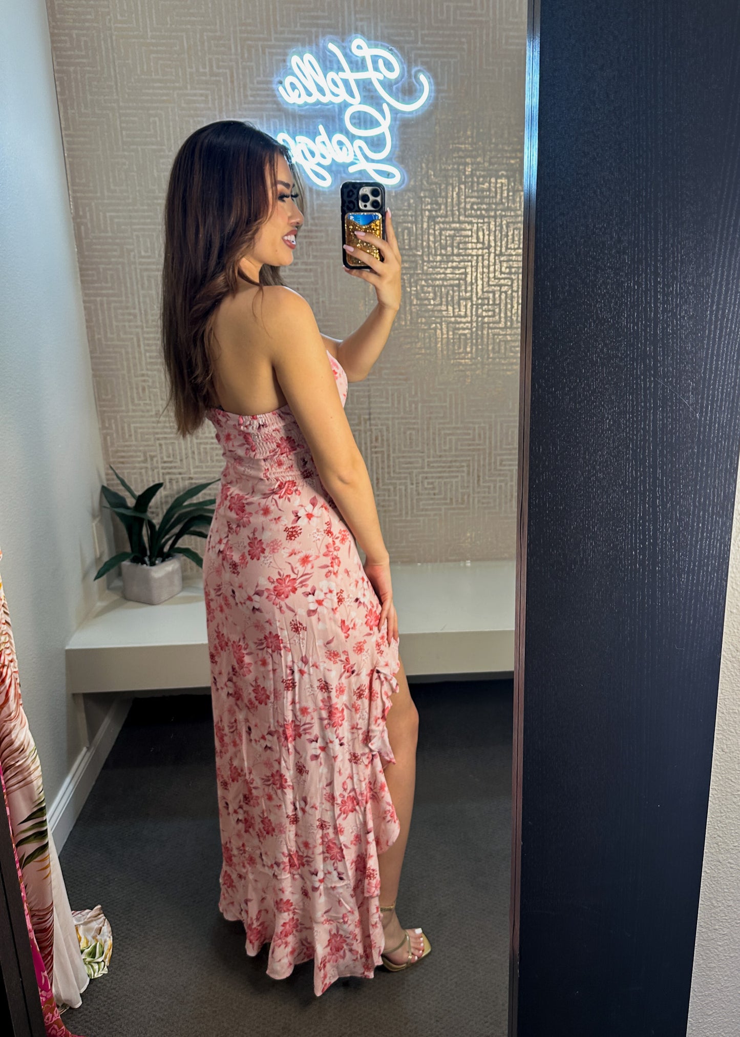 Carrie Ann Asymmetrical Maxi Dress