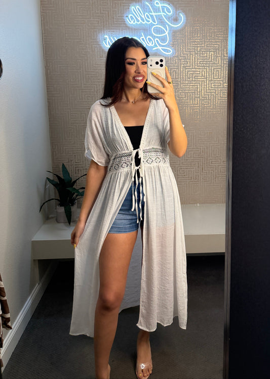 Sun Tide Maxi Cardigan