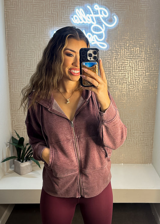 Ally Fleece Hoodie Jacket