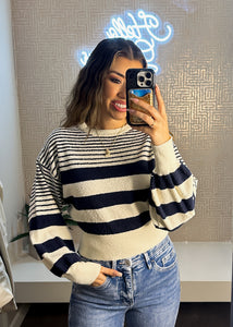 Nadia Stripe Knitted Sweater