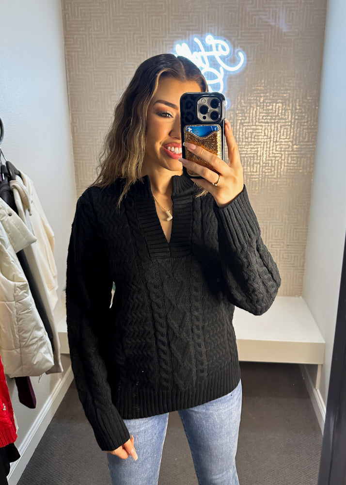 Calista Cable Knit Sweater