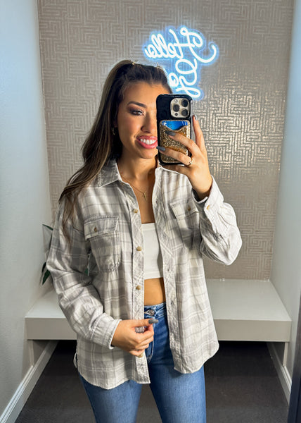 Plaid Button Down