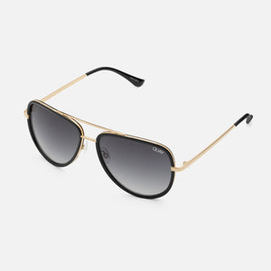 Quay-All In Medium Sunglasses - BLK/SMKPOL