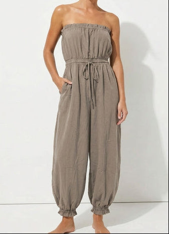 Suzie Strapless Leg Jumpsuit