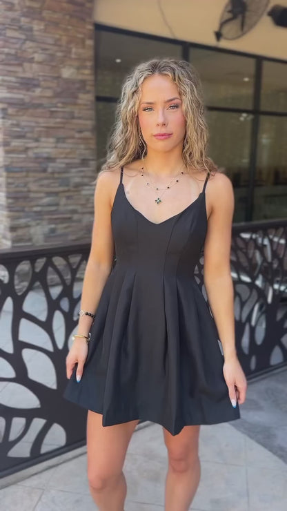 Celena Pintuck Strap Dress